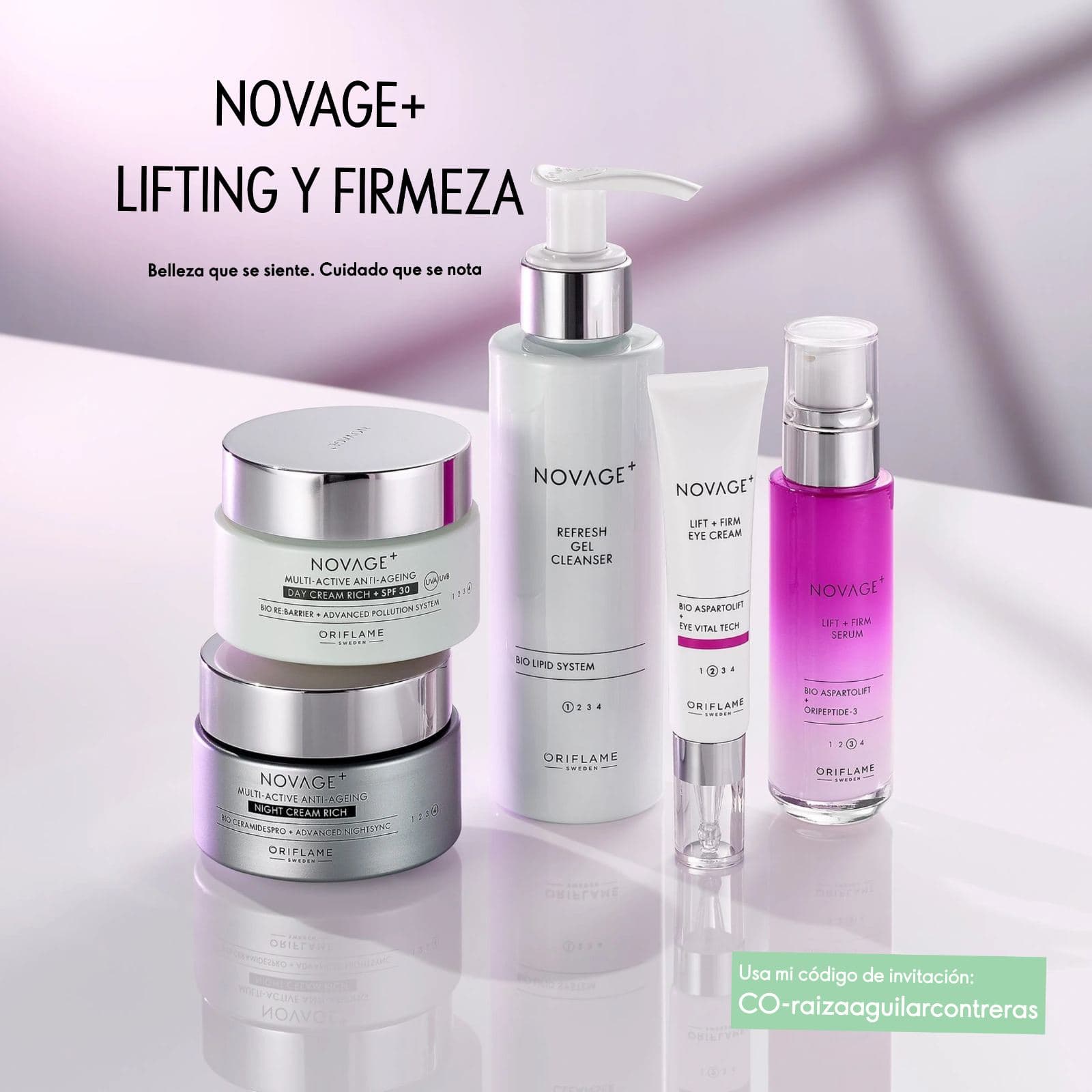 ​¡Rutina Avanzada Novage+ Lift + Firm - ¡Reafirma y Rejuvenece tu Piel!