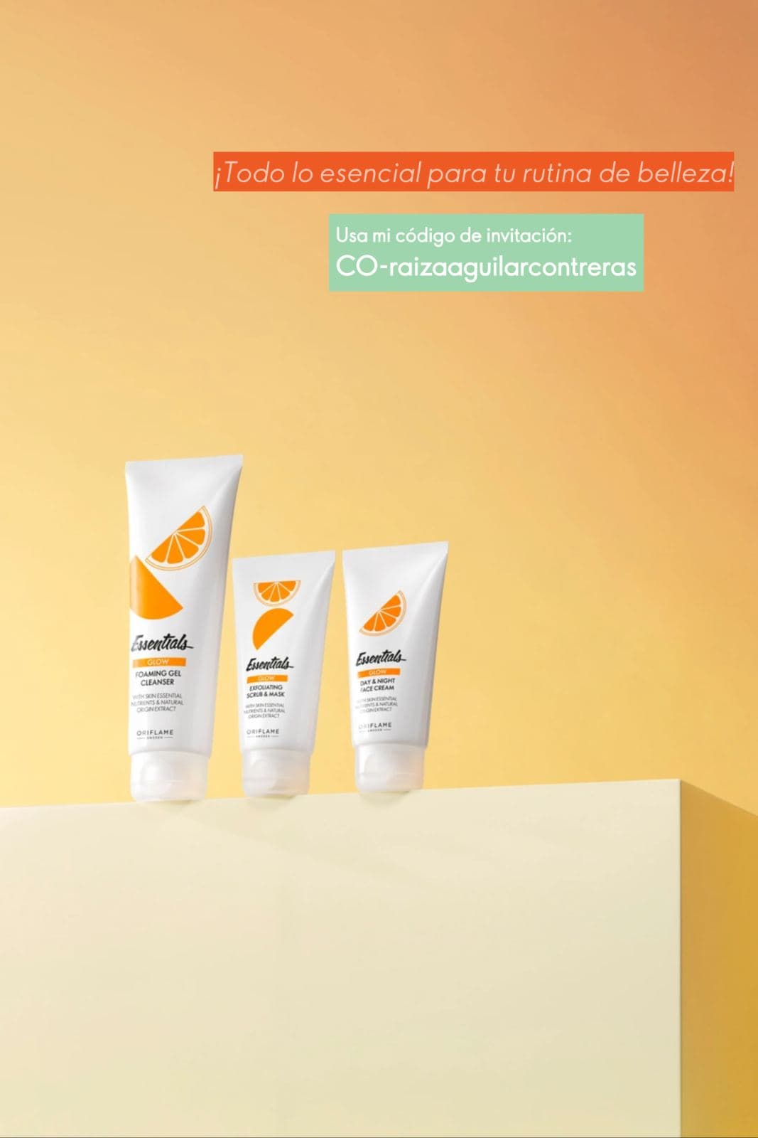 Set Essentials Glow Oriflame - ¡Todo lo esencial para tu rutina de belleza!